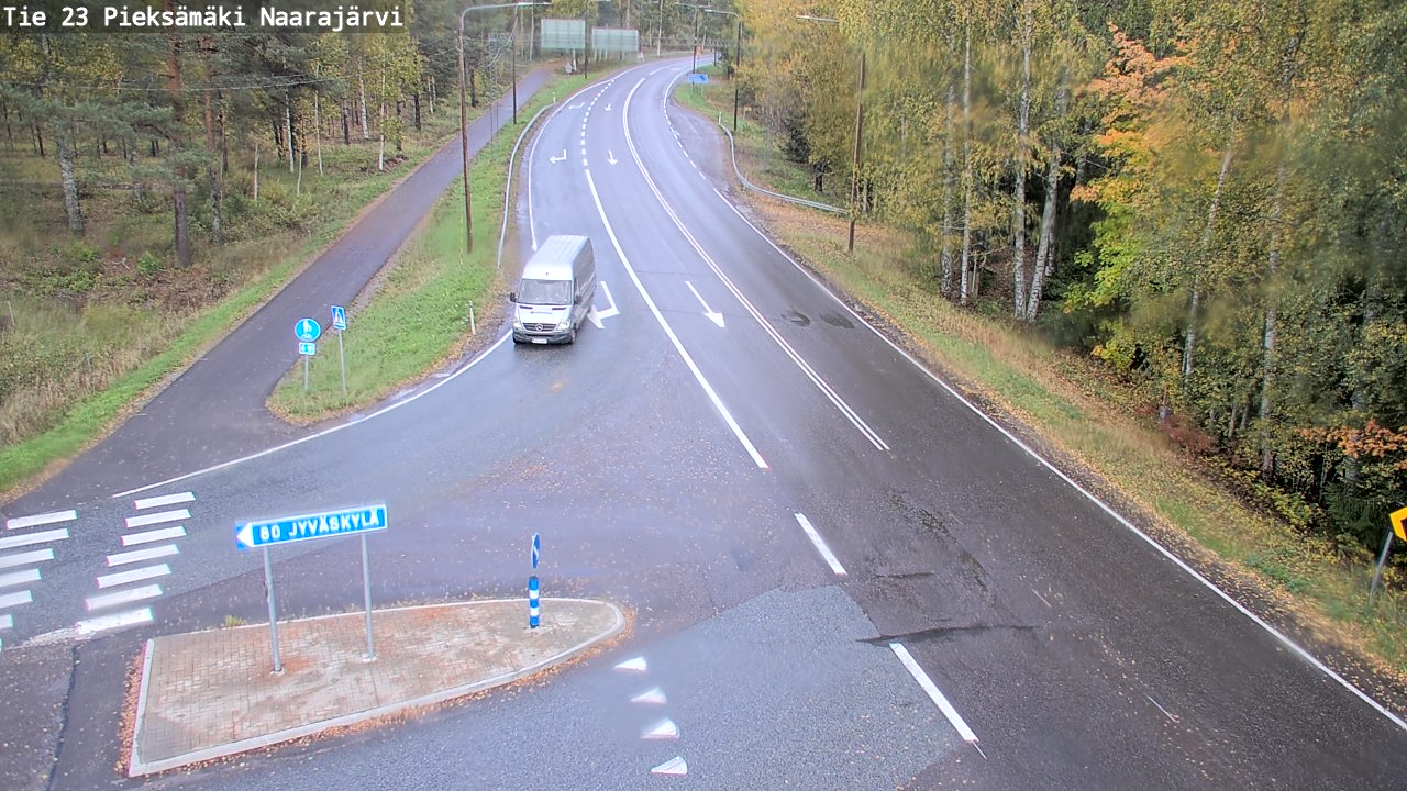 Weather Camera Image Road 23 Pieksämäki, Naarajärvi, Pieksämäki, Etelä-Savo