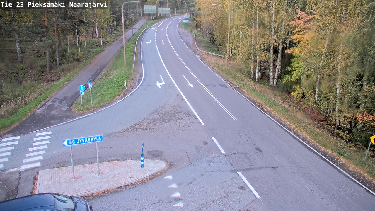 Weather Camera Image Road 23 Pieksämäki, Naarajärvi, Pieksämäki, Etelä-Savo