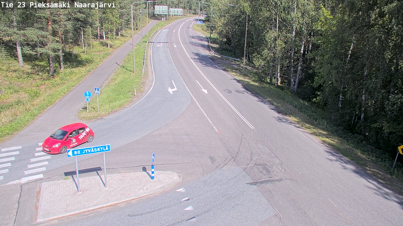 Kelikamerat Kuva Tie 23 Pieksämäki, Naarajärvi, Pieksämäki, Etelä-Savo