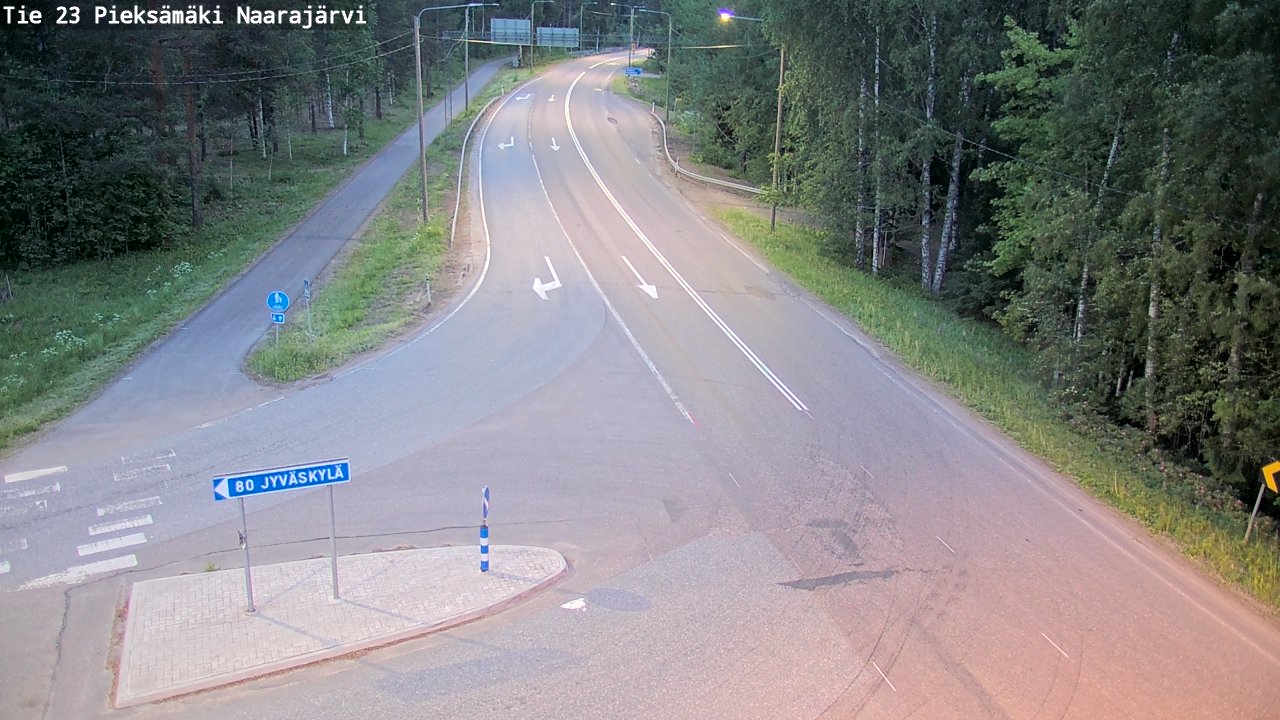 Kelikamerat Kuva Tie 23 Pieksämäki, Naarajärvi, Pieksämäki, Etelä-Savo