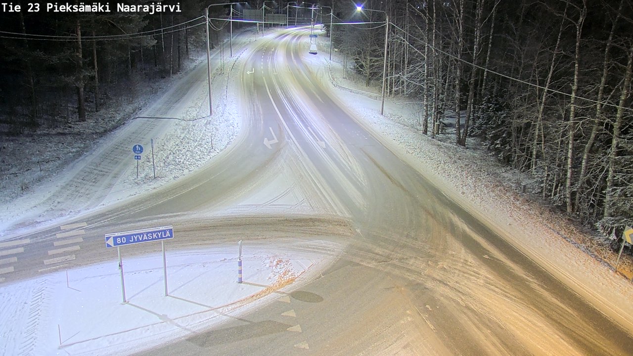 Kelikamerat Kuva Tie 23 Pieksämäki, Naarajärvi, Pieksämäki, Etelä-Savo