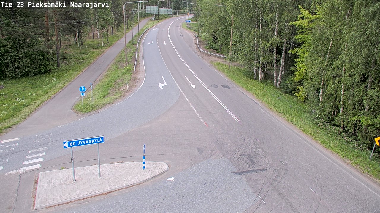 Kelikamerat Kuva Tie 23 Pieksämäki, Naarajärvi, Pieksämäki, Etelä-Savo