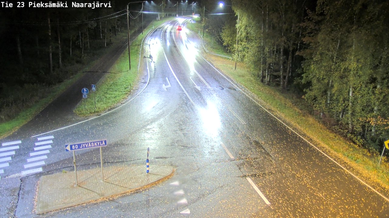Weather Camera Image Road 23 Pieksämäki, Naarajärvi, Pieksämäki, Etelä-Savo