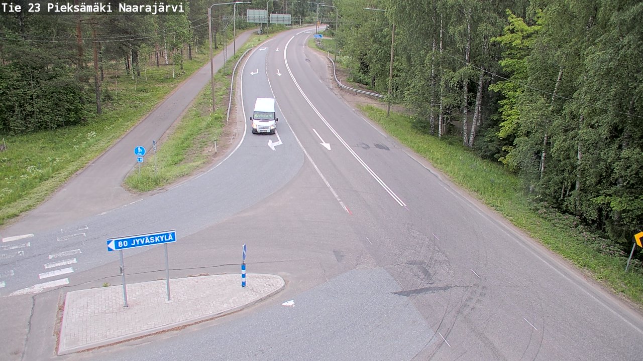 Kelikamerat Kuva Tie 23 Pieksämäki, Naarajärvi, Pieksämäki, Etelä-Savo