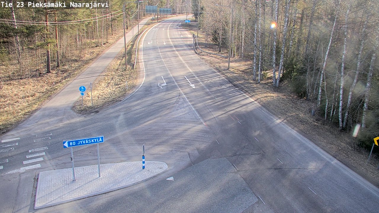 Kelikamerat Kuva Tie 23 Pieksämäki, Naarajärvi, Pieksämäki, Etelä-Savo