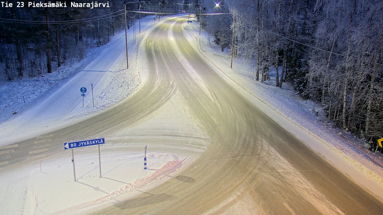 Kelikamerat Kuva Tie 23 Pieksämäki, Naarajärvi, Pieksämäki, Etelä-Savo
