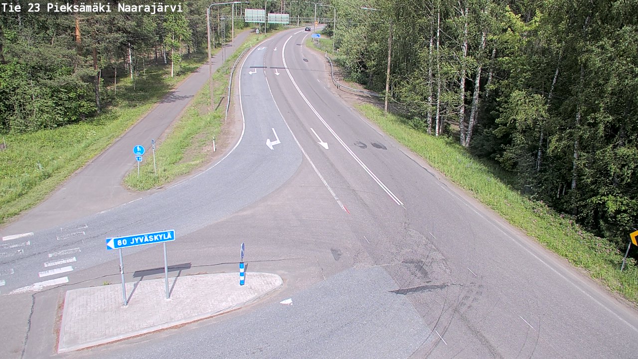 Kelikamerat Kuva Tie 23 Pieksämäki, Naarajärvi, Pieksämäki, Etelä-Savo