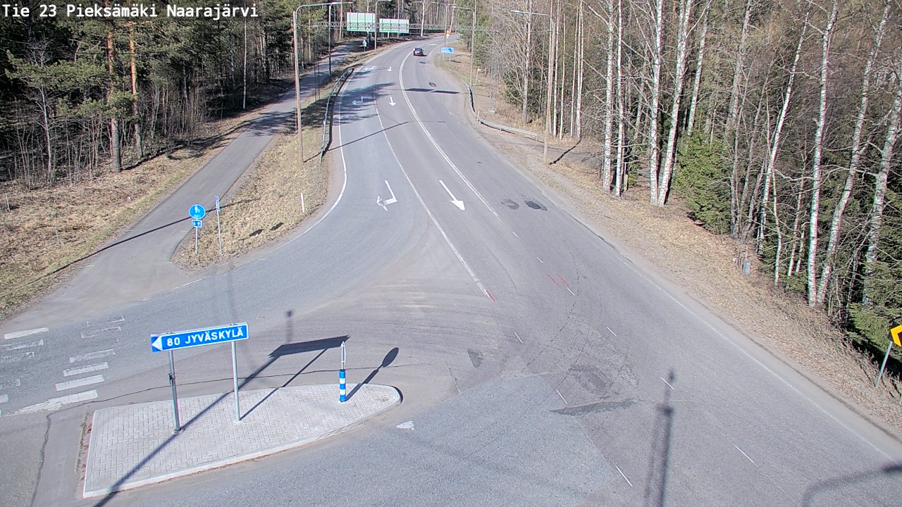 Kelikamerat Kuva Tie 23 Pieksämäki, Naarajärvi, Pieksämäki, Etelä-Savo