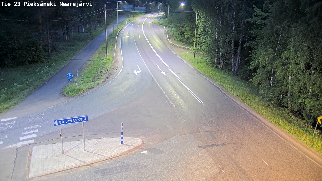 Kelikamerat Kuva Tie 23 Pieksämäki, Naarajärvi, Pieksämäki, Etelä-Savo