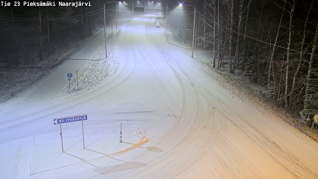 Kelikamerat Kuva Tie 23 Pieksämäki, Naarajärvi, Pieksämäki, Etelä-Savo