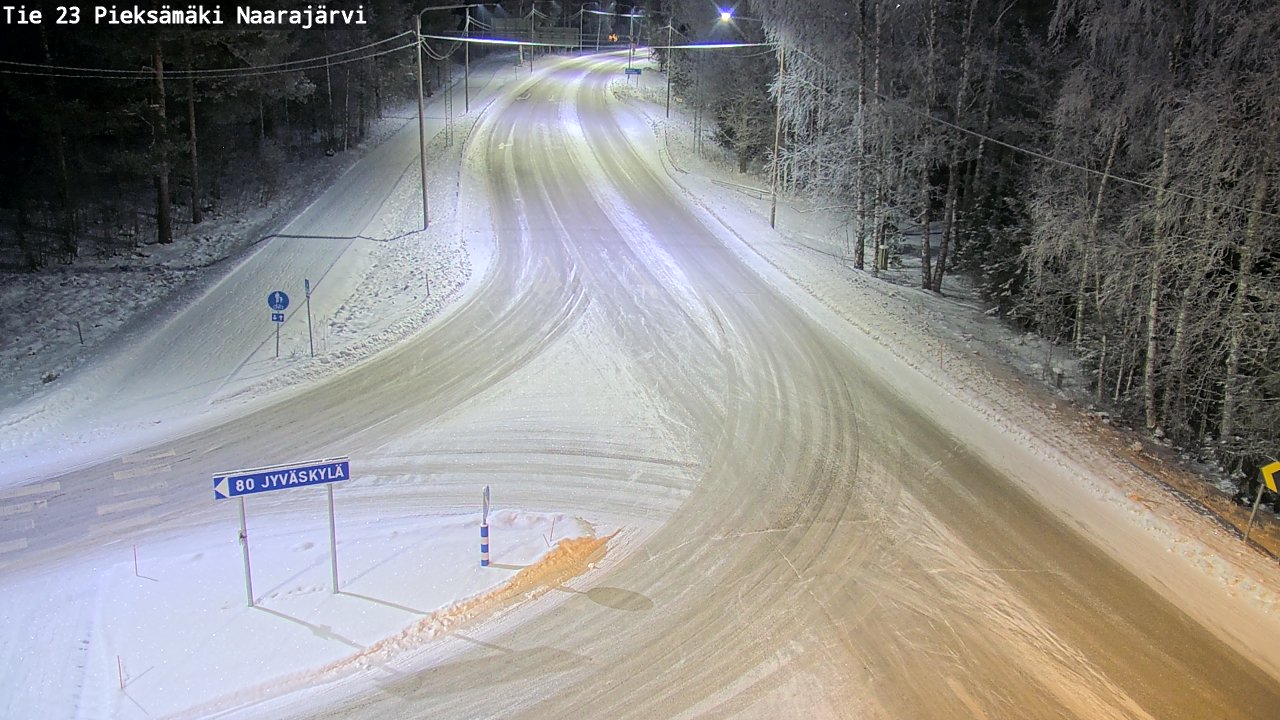 Kelikamerat Kuva Tie 23 Pieksämäki, Naarajärvi, Pieksämäki, Etelä-Savo