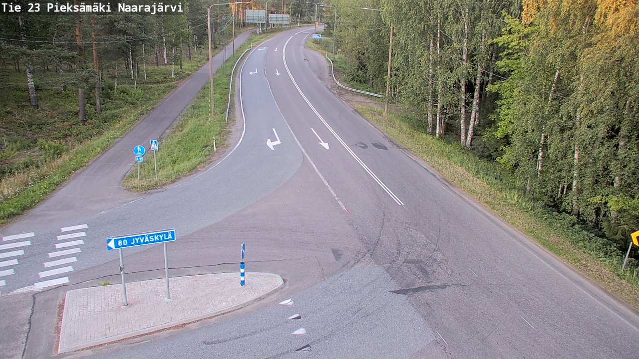 Kelikamerat Kuva Tie 23 Pieksämäki, Naarajärvi, Pieksämäki, Etelä-Savo
