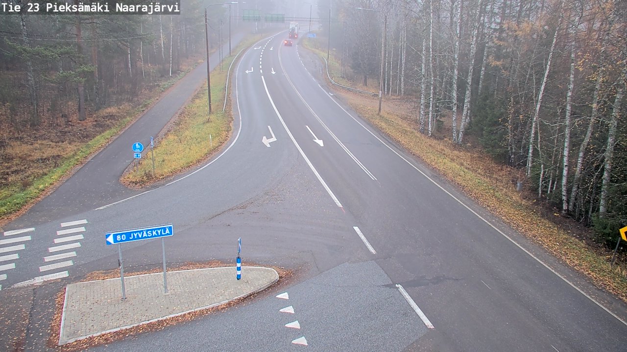 Kelikamerat Kuva Tie 23 Pieksämäki, Naarajärvi, Pieksämäki, Etelä-Savo