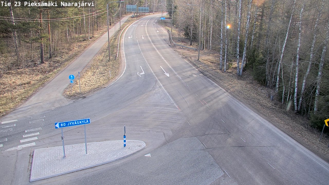 Kelikamerat Kuva Tie 23 Pieksämäki, Naarajärvi, Pieksämäki, Etelä-Savo