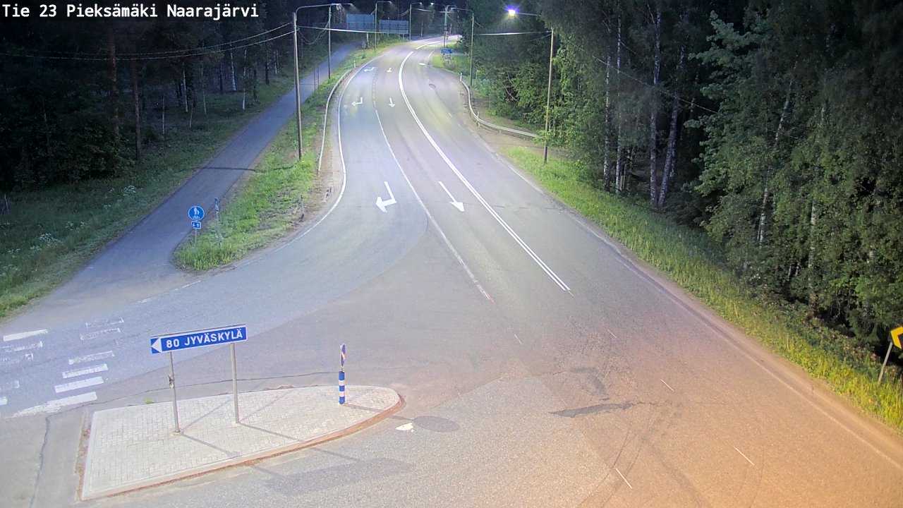 Kelikamerat Kuva Tie 23 Pieksämäki, Naarajärvi, Pieksämäki, Etelä-Savo