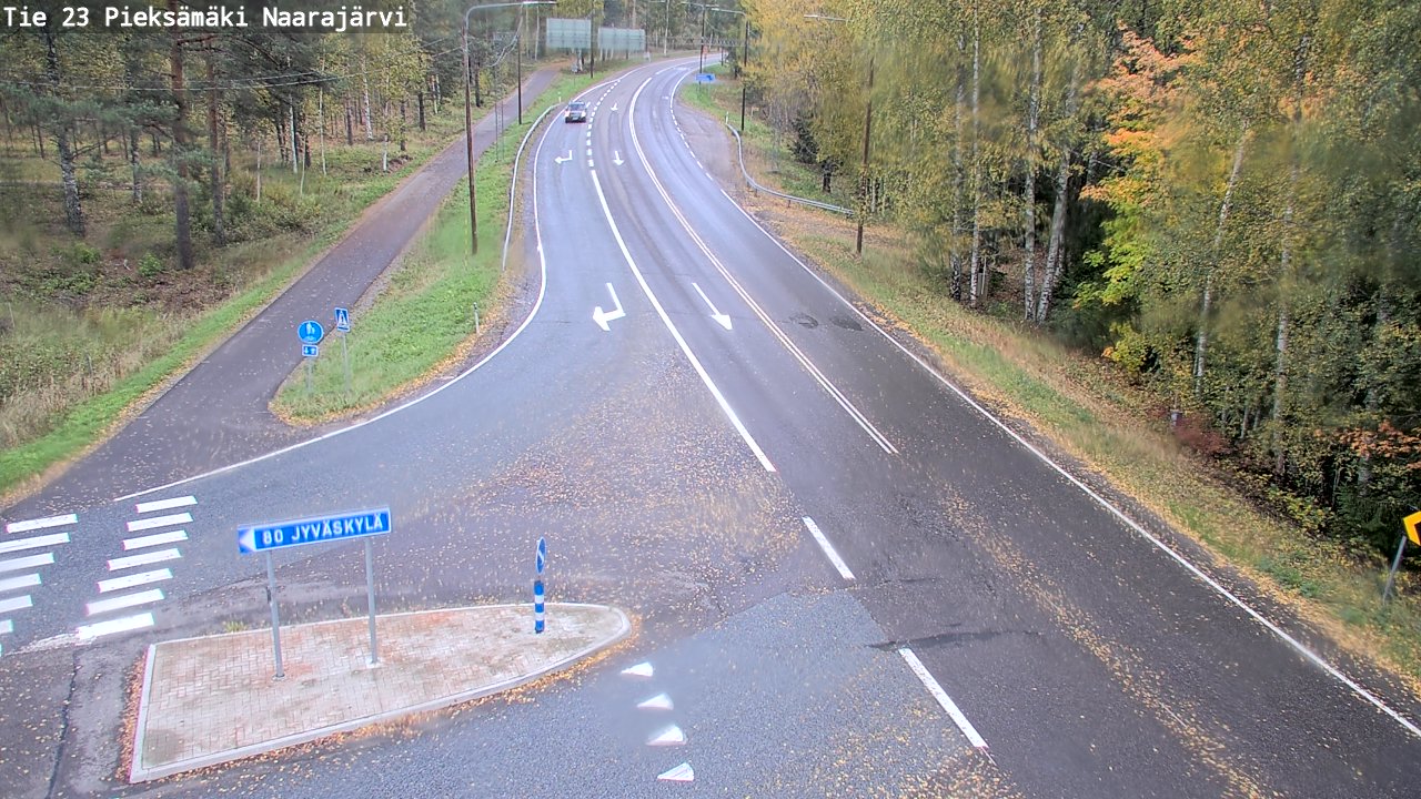 Weather Camera Image Road 23 Pieksämäki, Naarajärvi, Pieksämäki, Etelä-Savo
