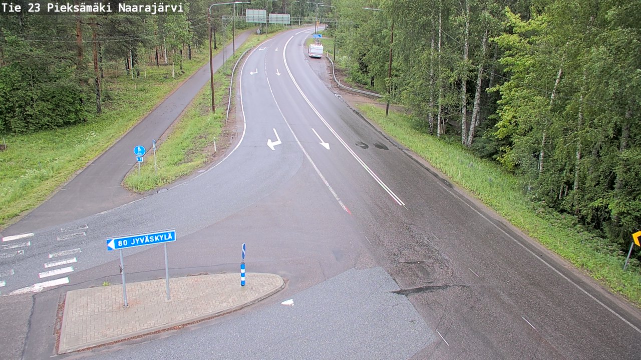 Weather Camera Image Road 23 Pieksämäki, Naarajärvi, Pieksämäki, Etelä-Savo