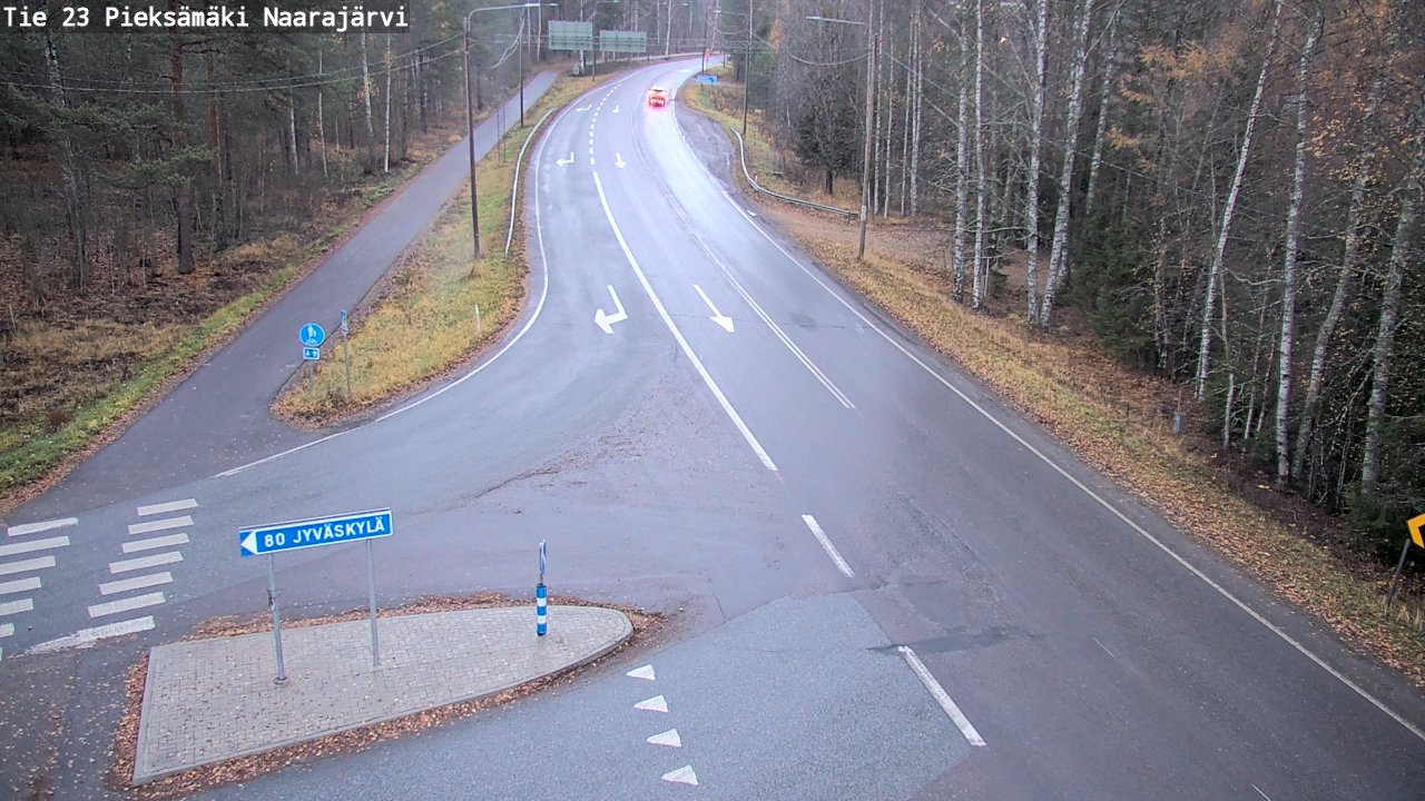 Kelikamerat Kuva Tie 23 Pieksämäki, Naarajärvi, Pieksämäki, Etelä-Savo
