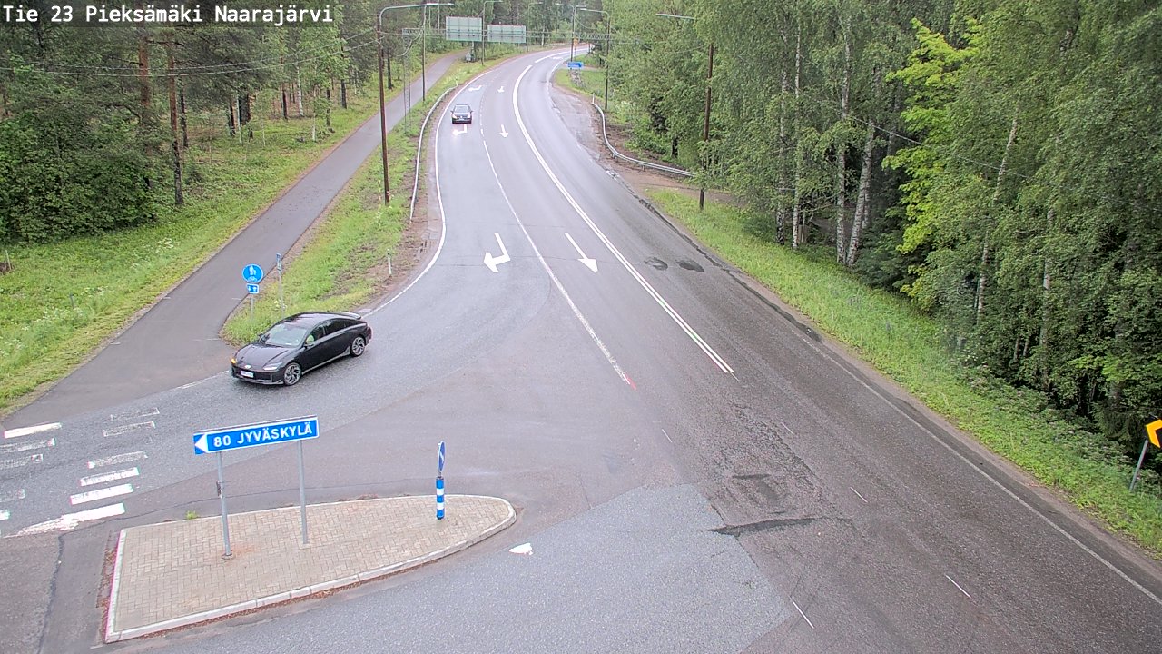 Weather Camera Image Road 23 Pieksämäki, Naarajärvi, Pieksämäki, Etelä-Savo