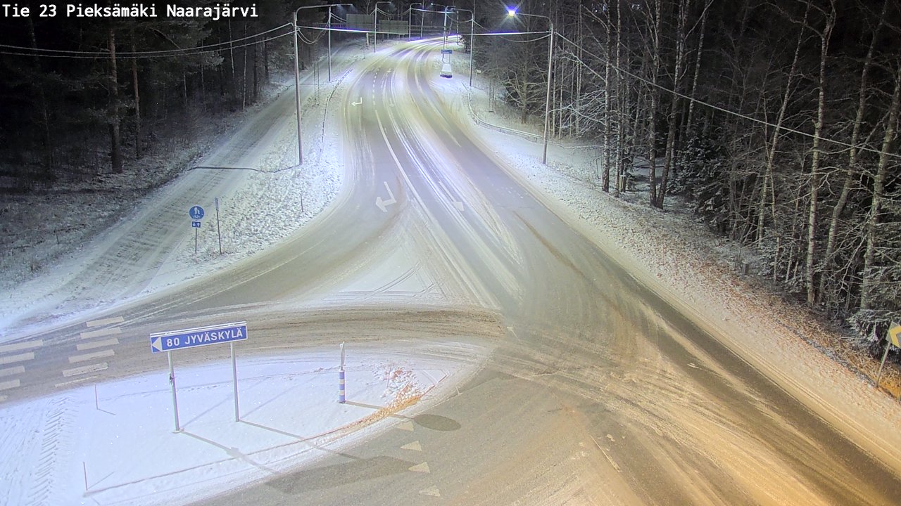 Kelikamerat Kuva Tie 23 Pieksämäki, Naarajärvi, Pieksämäki, Etelä-Savo