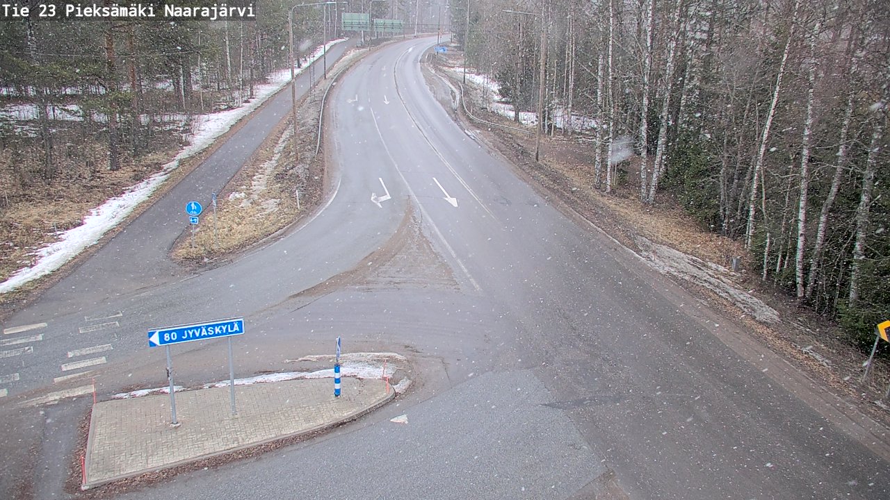 Kelikamerat Kuva Tie 23 Pieksämäki, Naarajärvi, Pieksämäki, Etelä-Savo