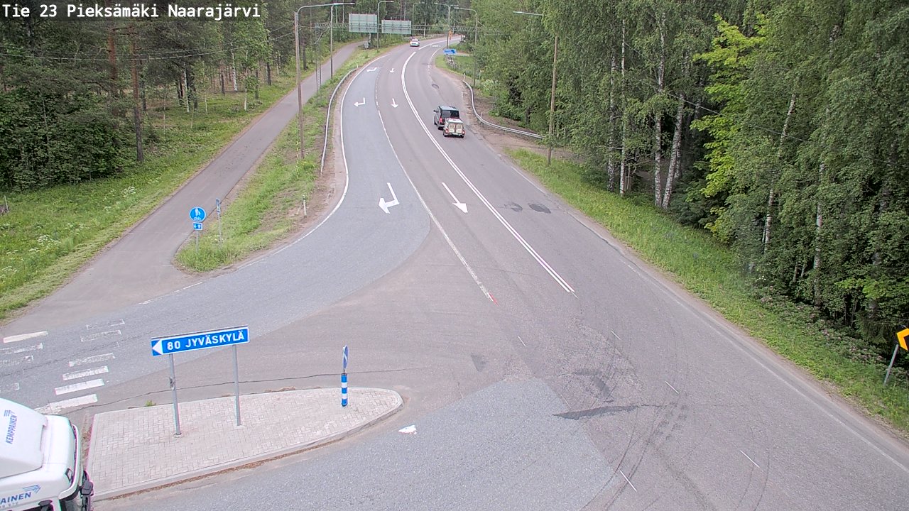 Kelikamerat Kuva Tie 23 Pieksämäki, Naarajärvi, Pieksämäki, Etelä-Savo