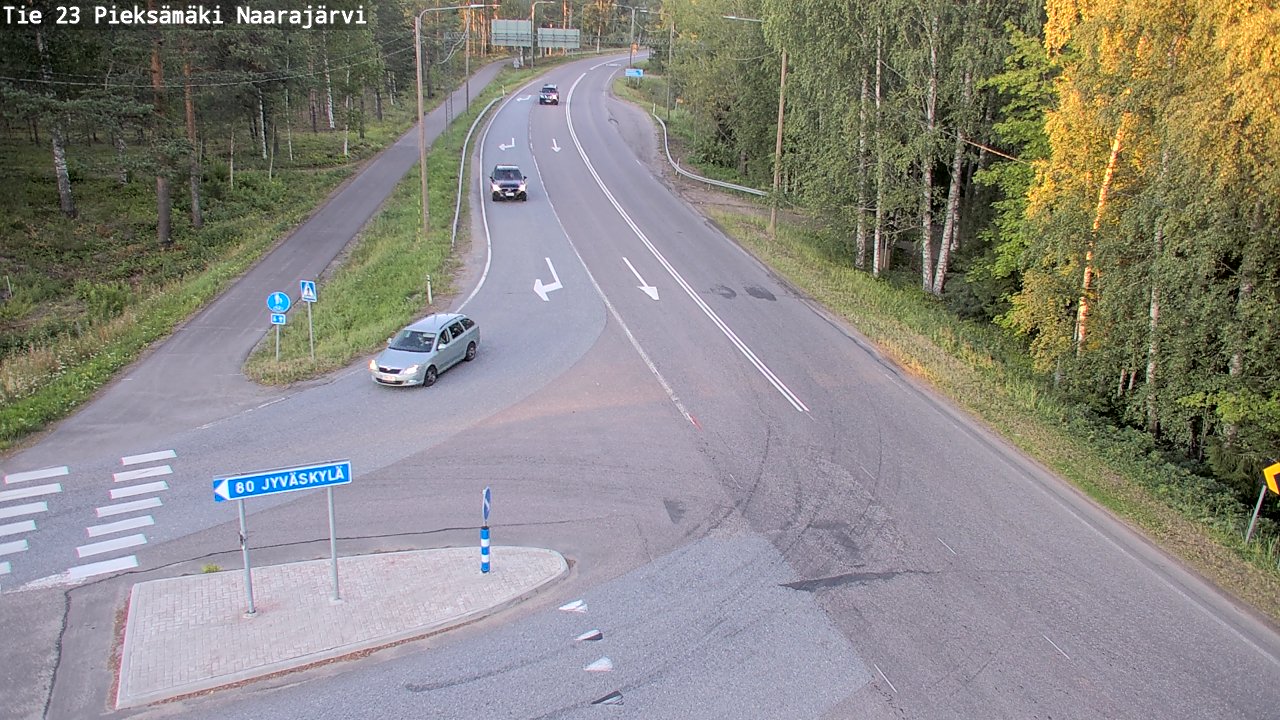 Kelikamerat Kuva Tie 23 Pieksämäki, Naarajärvi, Pieksämäki, Etelä-Savo