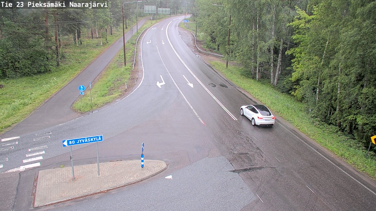 Weather Camera Image Road 23 Pieksämäki, Naarajärvi, Pieksämäki, Etelä-Savo