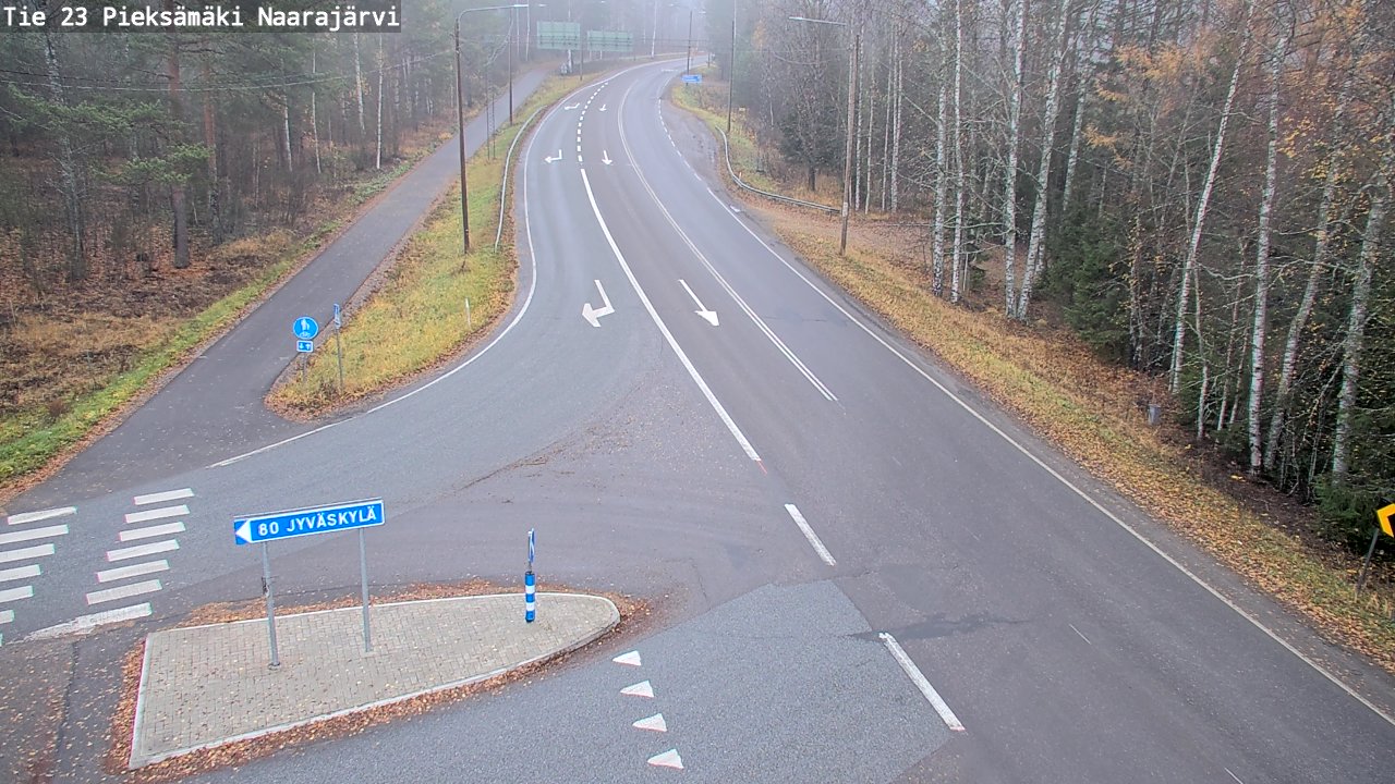 Kelikamerat Kuva Tie 23 Pieksämäki, Naarajärvi, Pieksämäki, Etelä-Savo