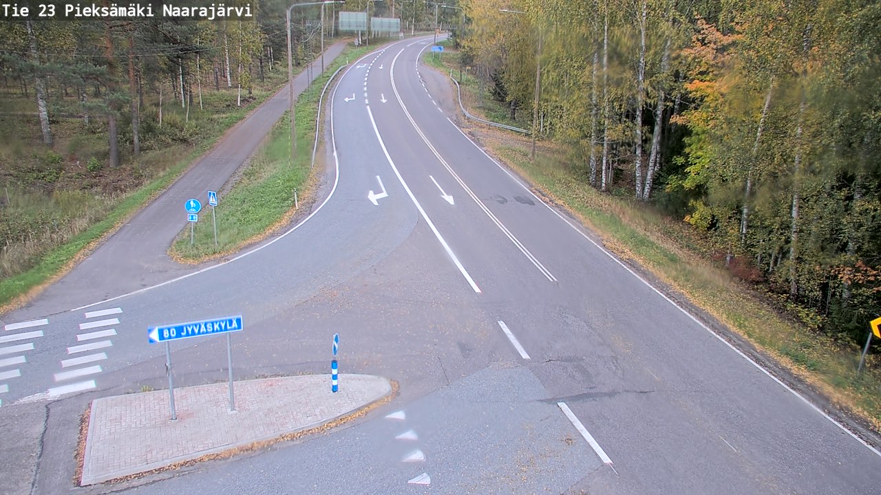 Kelikamerat Kuva Tie 23 Pieksämäki, Naarajärvi, Pieksämäki, Etelä-Savo