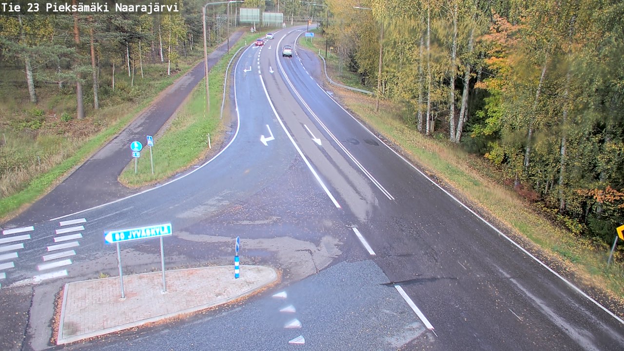 Weather Camera Image Road 23 Pieksämäki, Naarajärvi, Pieksämäki, Etelä-Savo
