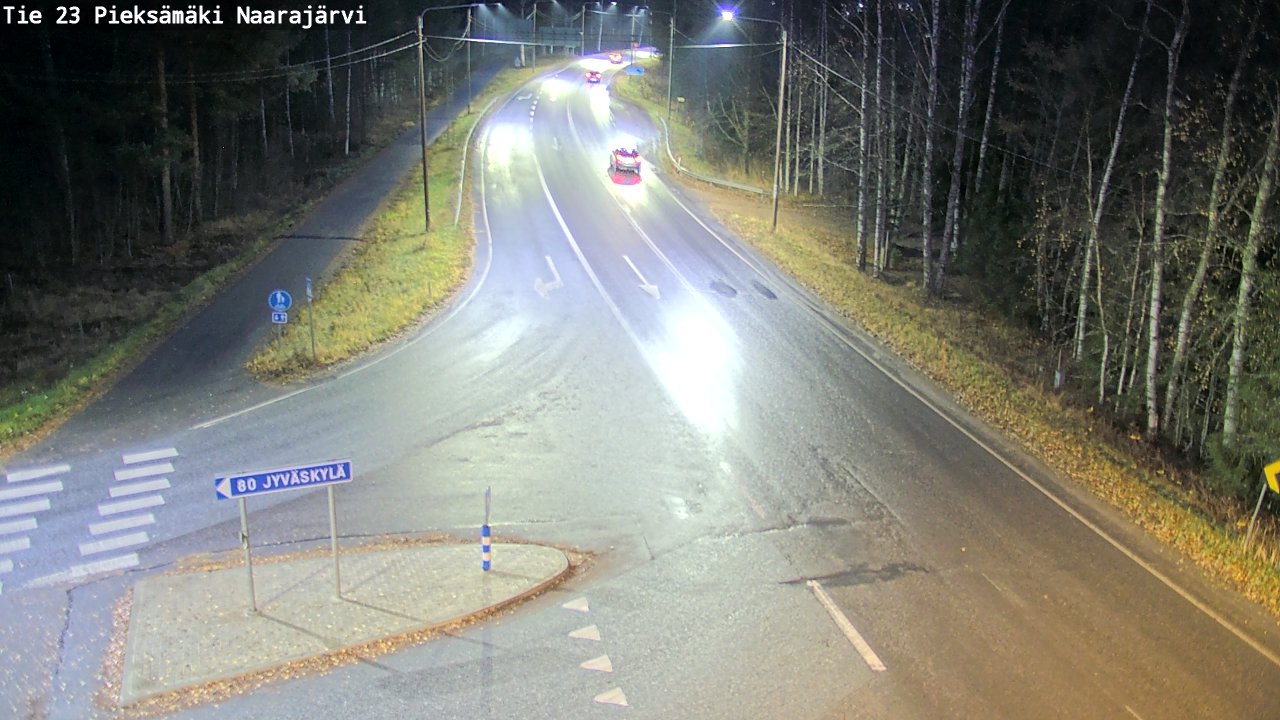 Kelikamerat Kuva Tie 23 Pieksämäki, Naarajärvi, Pieksämäki, Etelä-Savo