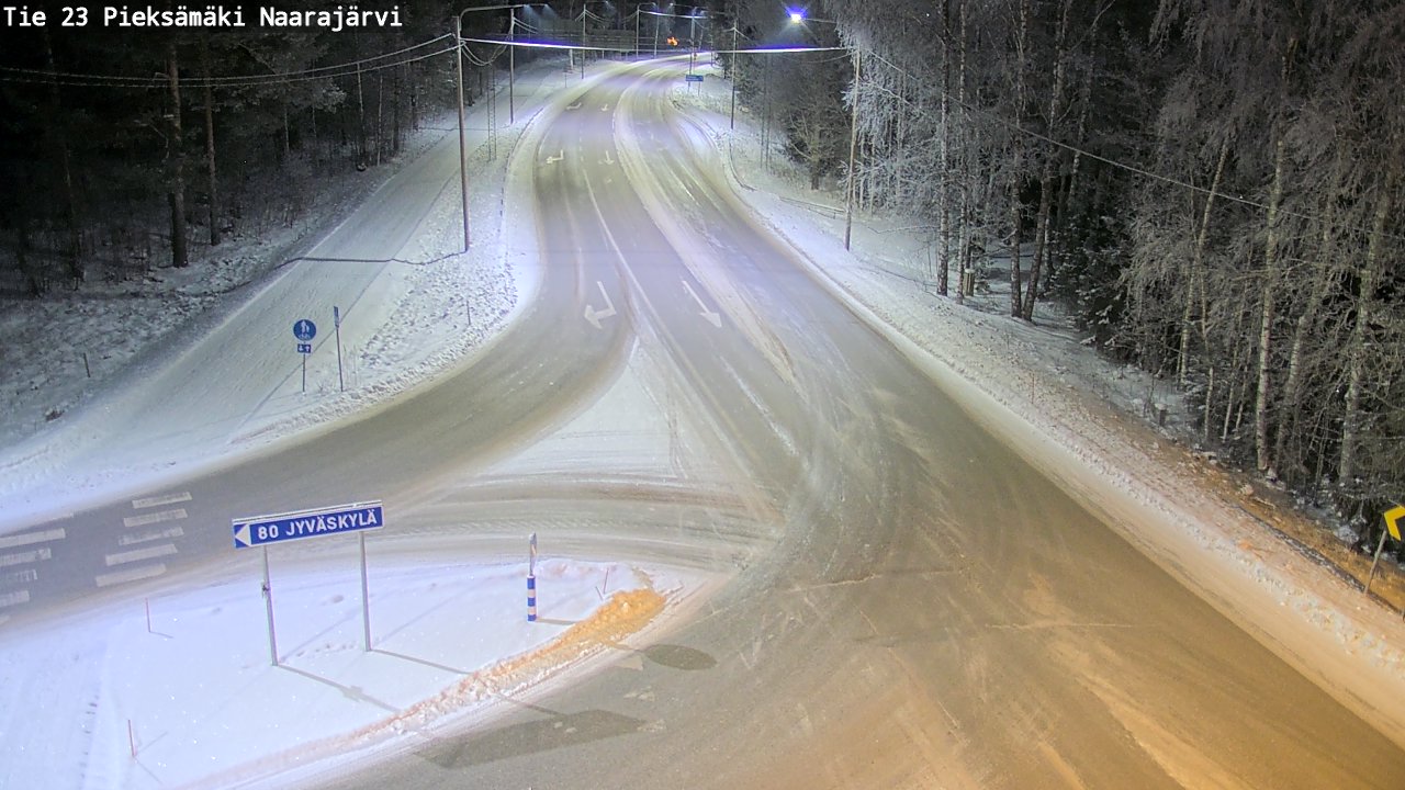 Kelikamerat Kuva Tie 23 Pieksämäki, Naarajärvi, Pieksämäki, Etelä-Savo