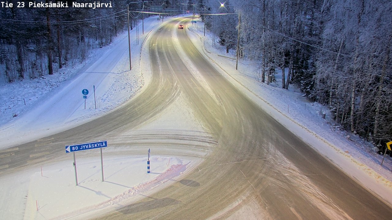 Kelikamerat Kuva Tie 23 Pieksämäki, Naarajärvi, Pieksämäki, Etelä-Savo