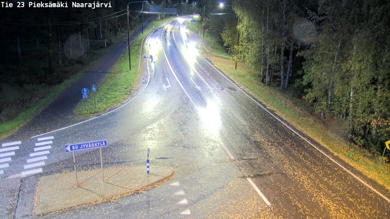 Weather Camera Image Road 23 Pieksämäki, Naarajärvi, Pieksämäki, Etelä-Savo