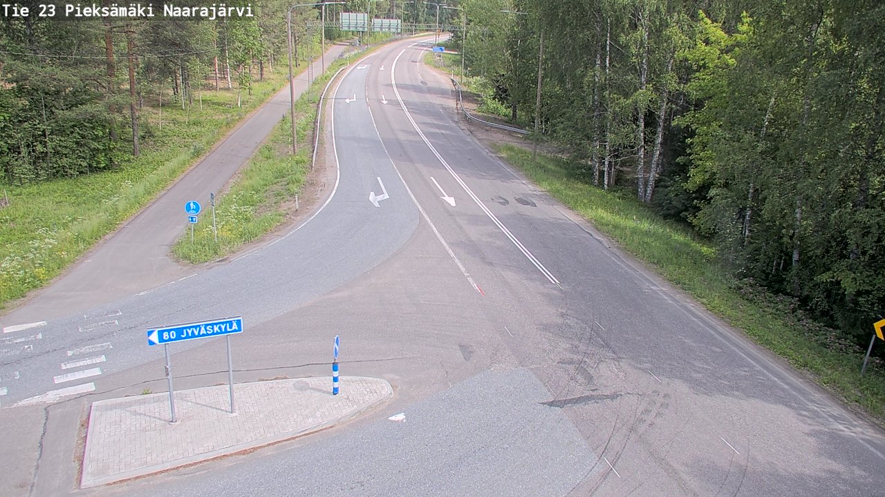 Kelikamerat Kuva Tie 23 Pieksämäki, Naarajärvi, Pieksämäki, Etelä-Savo