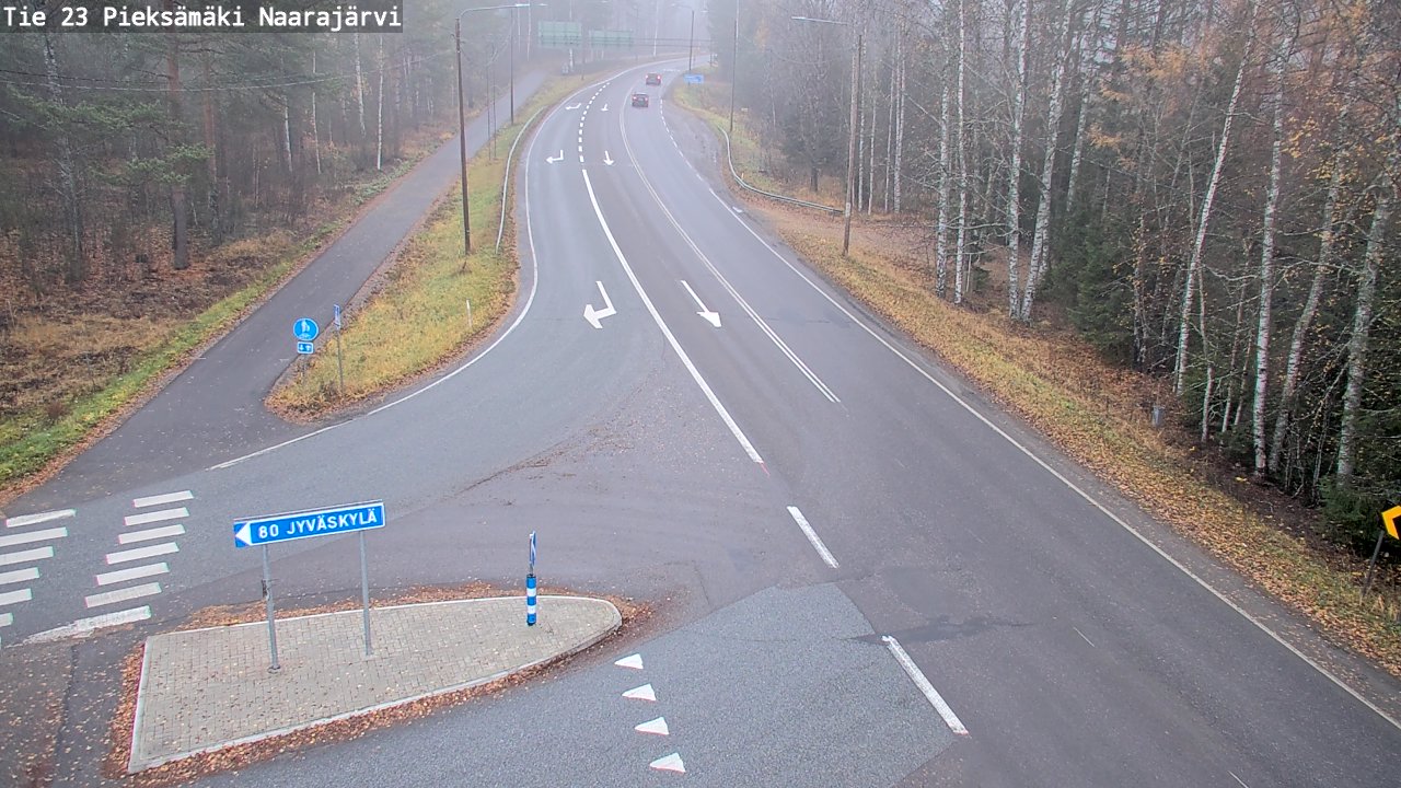 Kelikamerat Kuva Tie 23 Pieksämäki, Naarajärvi, Pieksämäki, Etelä-Savo