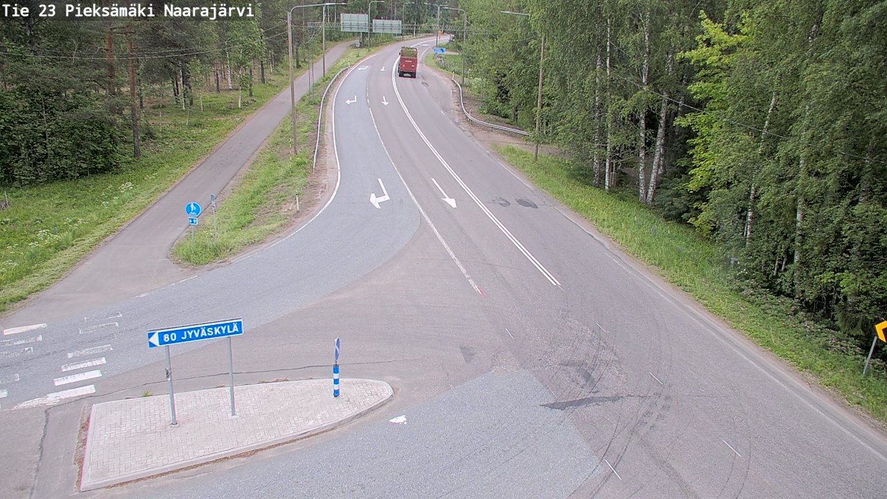 Kelikamerat Kuva Tie 23 Pieksämäki, Naarajärvi, Pieksämäki, Etelä-Savo