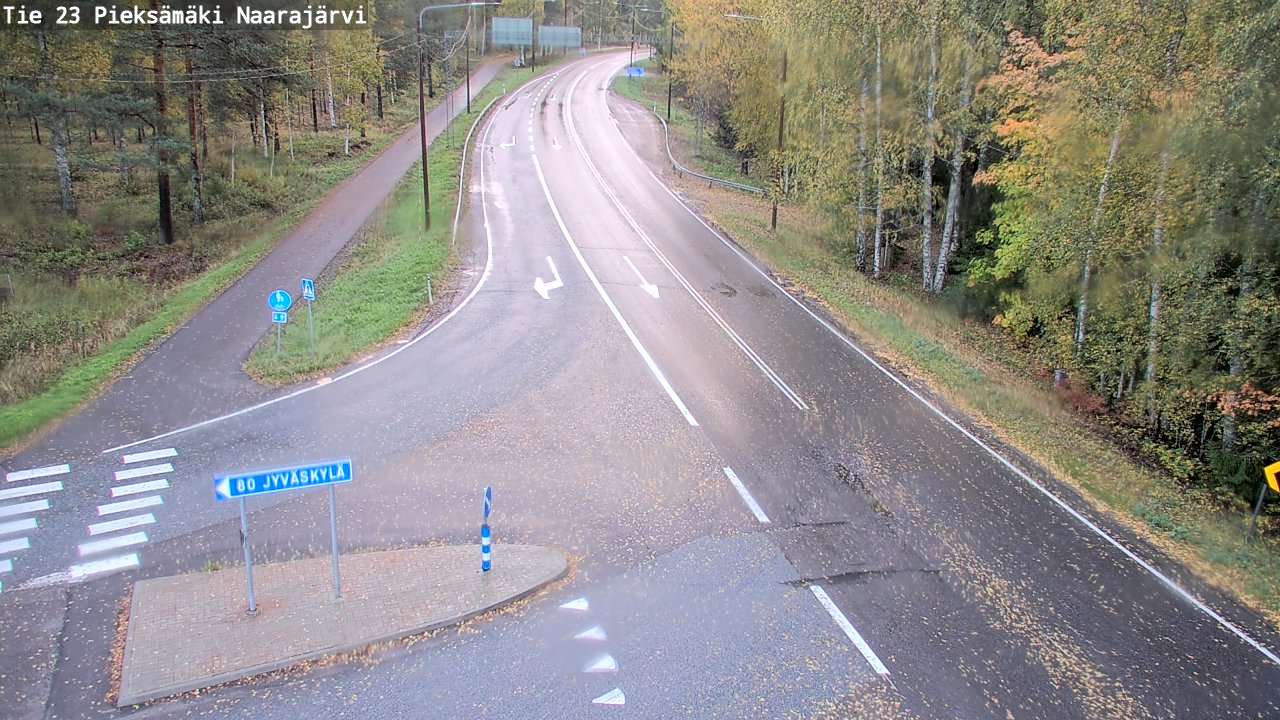 Weather Camera Image Road 23 Pieksämäki, Naarajärvi, Pieksämäki, Etelä-Savo