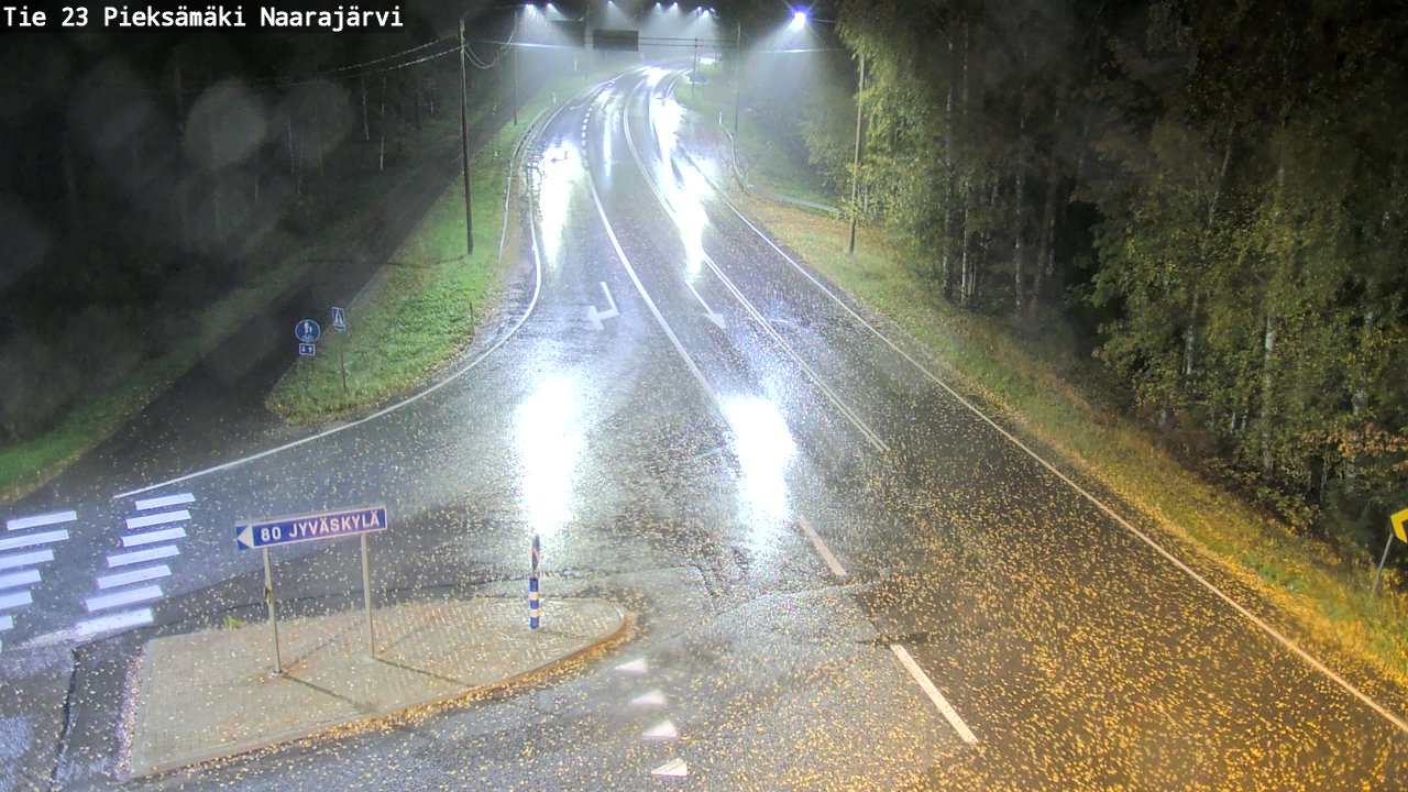 Weather Camera Image Road 23 Pieksämäki, Naarajärvi, Pieksämäki, Etelä-Savo