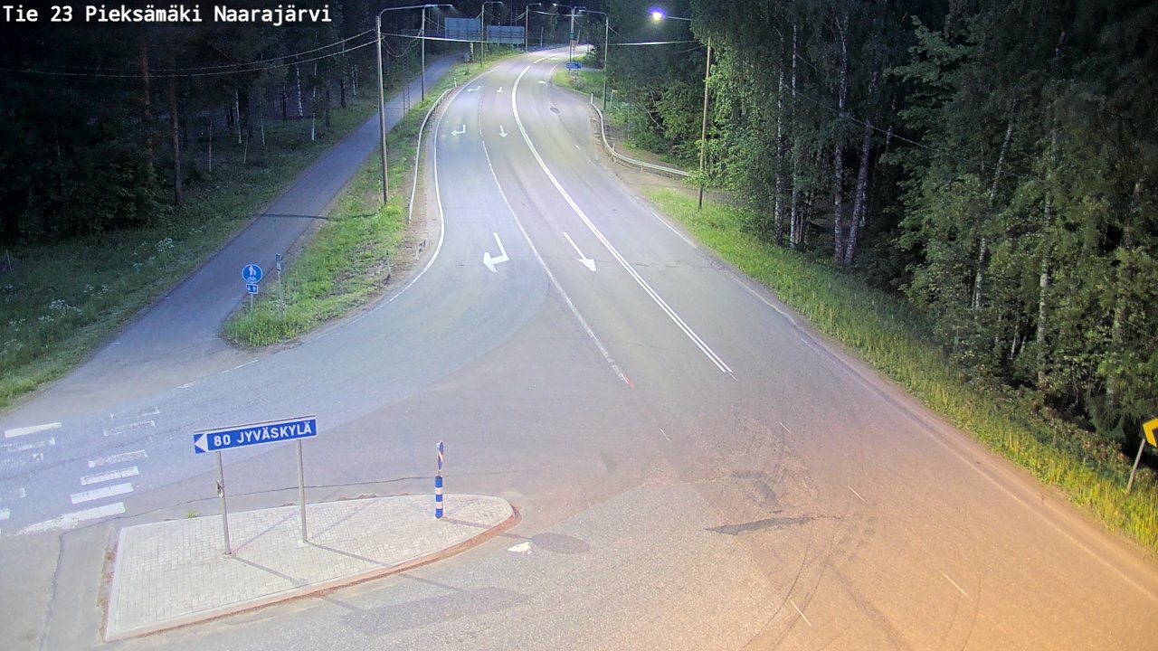 Kelikamerat Kuva Tie 23 Pieksämäki, Naarajärvi, Pieksämäki, Etelä-Savo