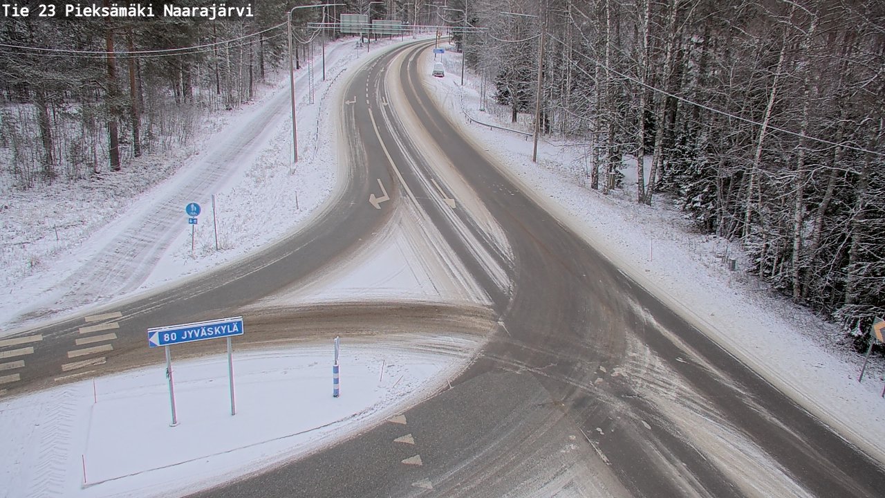 Kelikamerat Kuva Tie 23 Pieksämäki, Naarajärvi, Pieksämäki, Etelä-Savo