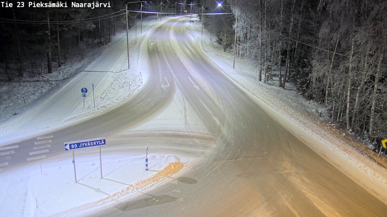 Kelikamerat Kuva Tie 23 Pieksämäki, Naarajärvi, Pieksämäki, Etelä-Savo