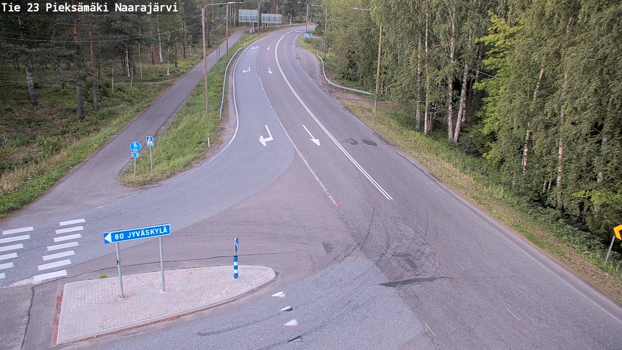 Kelikamerat Kuva Tie 23 Pieksämäki, Naarajärvi, Pieksämäki, Etelä-Savo