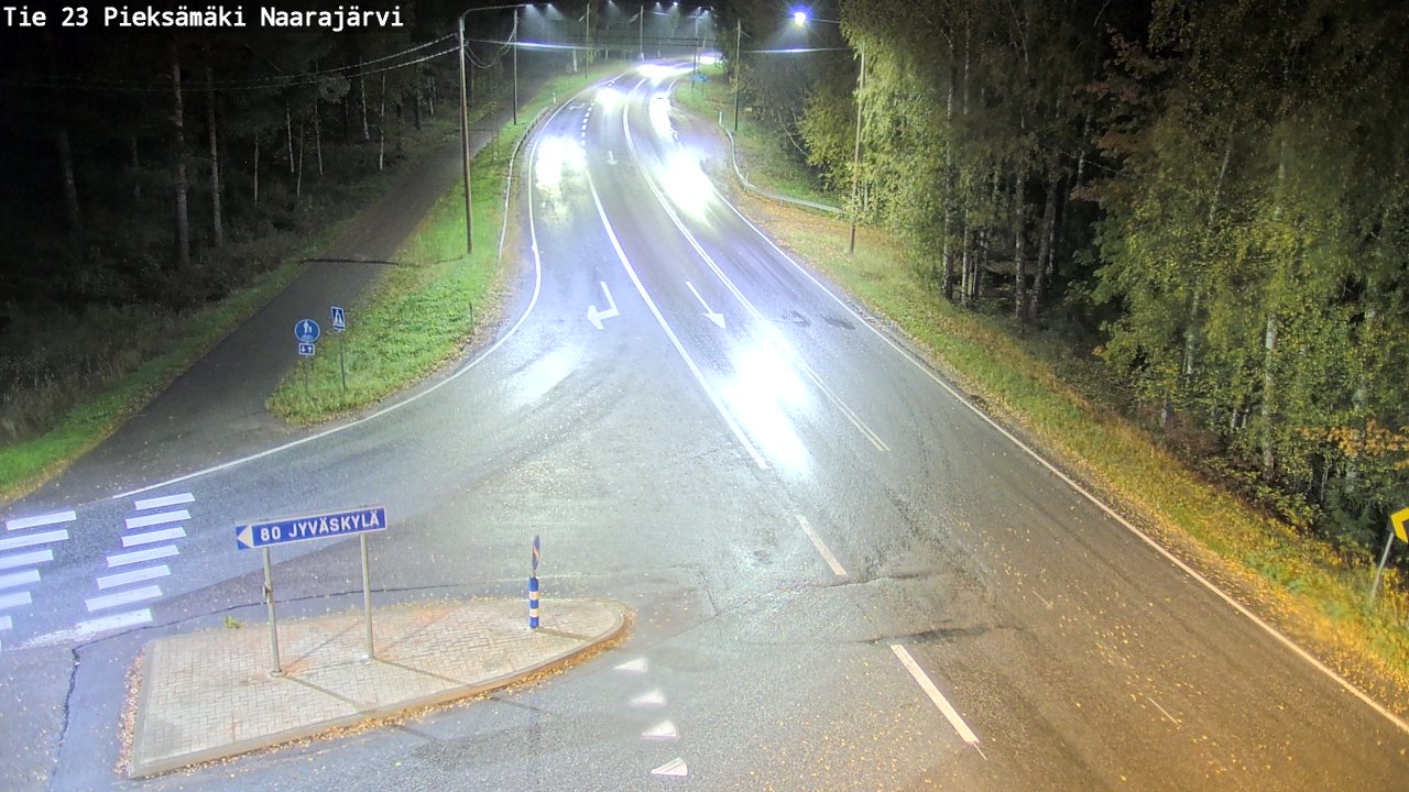 Weather Camera Image Road 23 Pieksämäki, Naarajärvi, Pieksämäki, Etelä-Savo