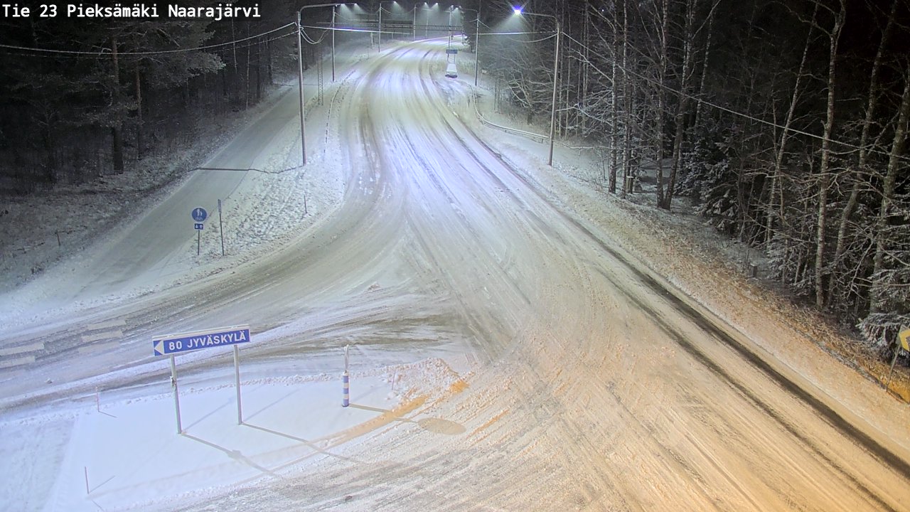 Kelikamerat Kuva Tie 23 Pieksämäki, Naarajärvi, Pieksämäki, Etelä-Savo