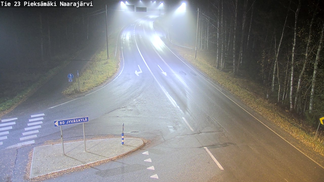 Kelikamerat Kuva Tie 23 Pieksämäki, Naarajärvi, Pieksämäki, Etelä-Savo
