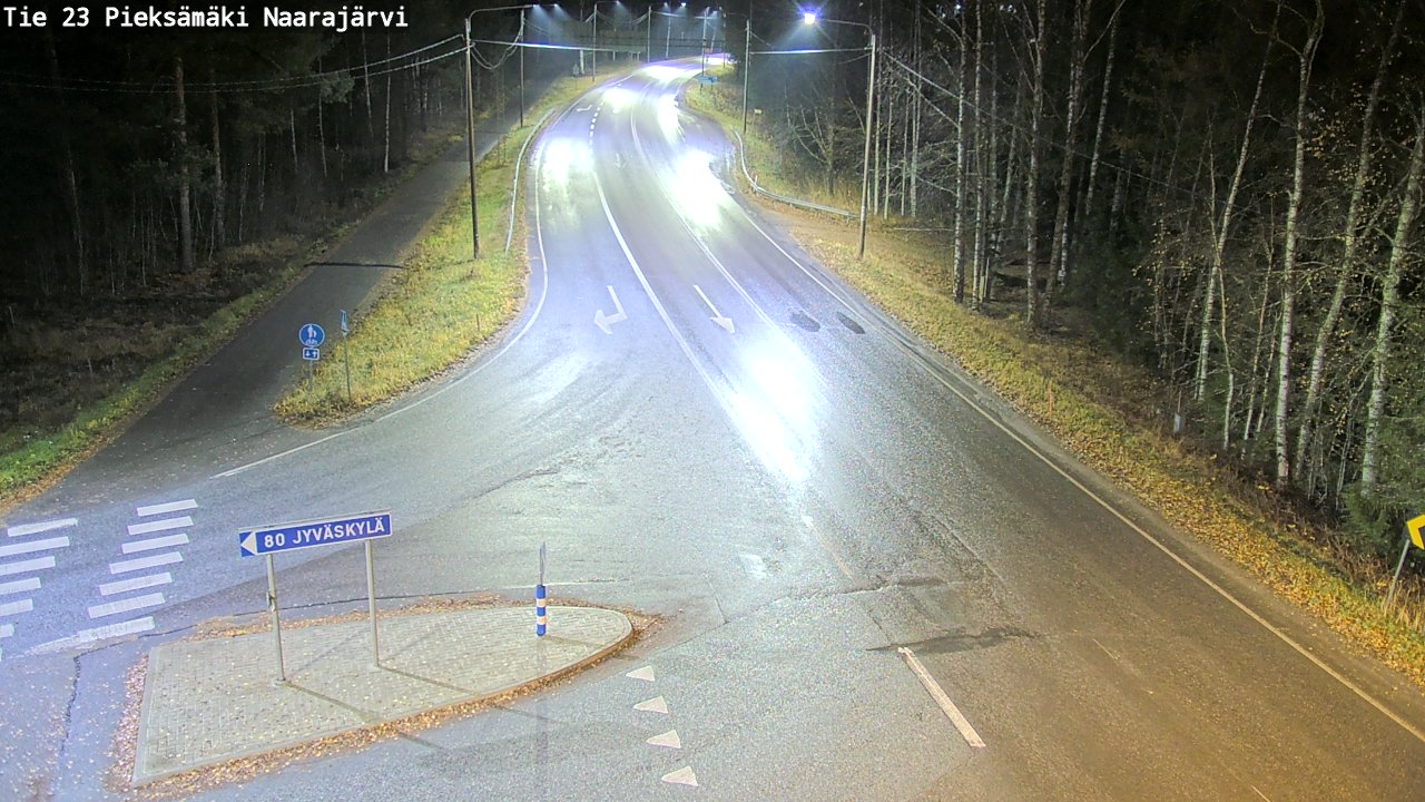 Kelikamerat Kuva Tie 23 Pieksämäki, Naarajärvi, Pieksämäki, Etelä-Savo