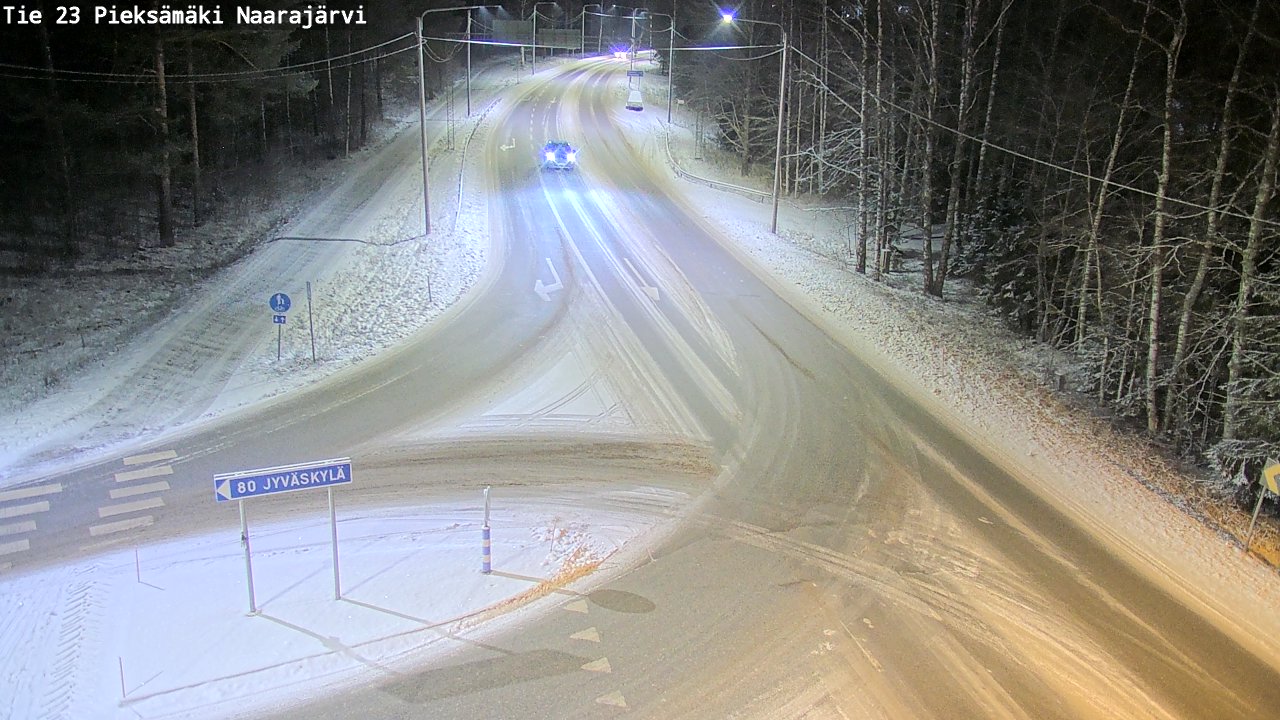 Kelikamerat Kuva Tie 23 Pieksämäki, Naarajärvi, Pieksämäki, Etelä-Savo