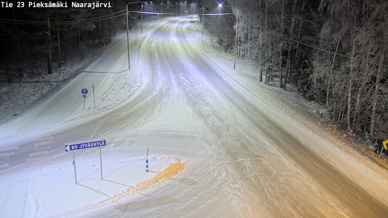 Kelikamerat Kuva Tie 23 Pieksämäki, Naarajärvi, Pieksämäki, Etelä-Savo